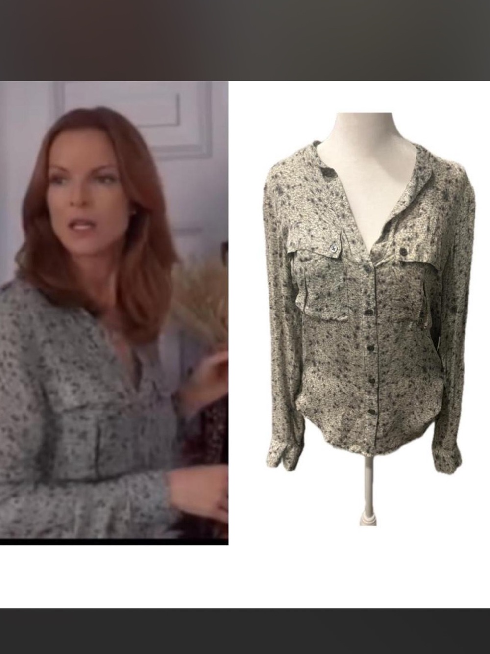 ASO Bree Van De Kamp Desperate Housewives Elizabeth & James Blouse Very Rare